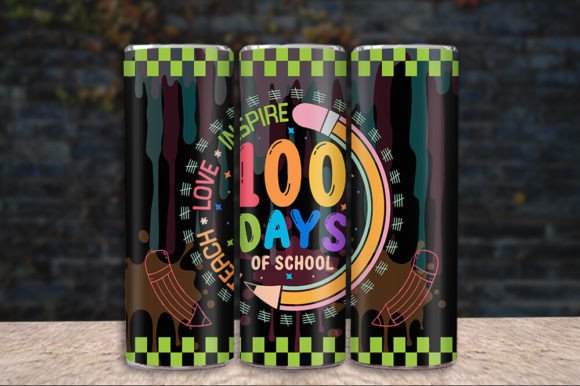 100 Days of School Skinny Tumbler Wraps: A Creative Way to Celebrate Milestones in Education