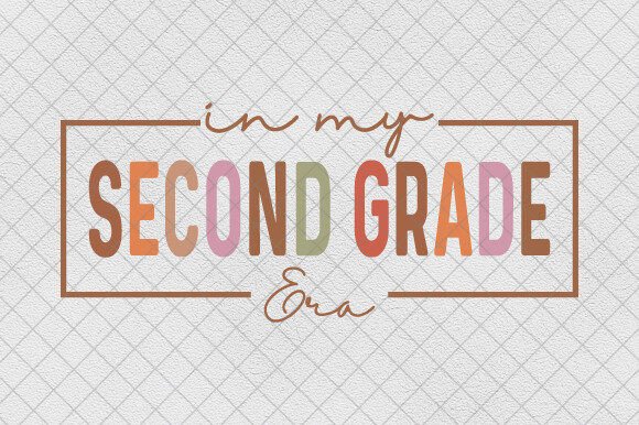 2nd Teacher, in My Second Grade Era Png: A Nostalgic and Modern Design for Educators and Creators