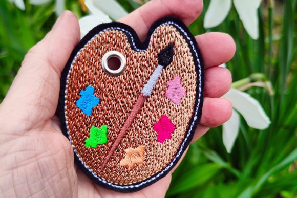 Artist’s Palette Machine Embroidery Design: A Versatile Tool for Creative Projects