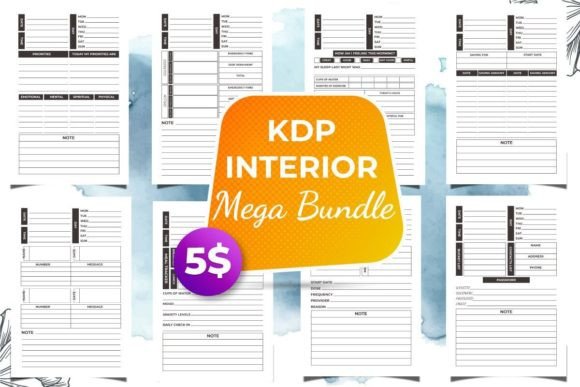 Best Selling KDP Templates Mega Bundle