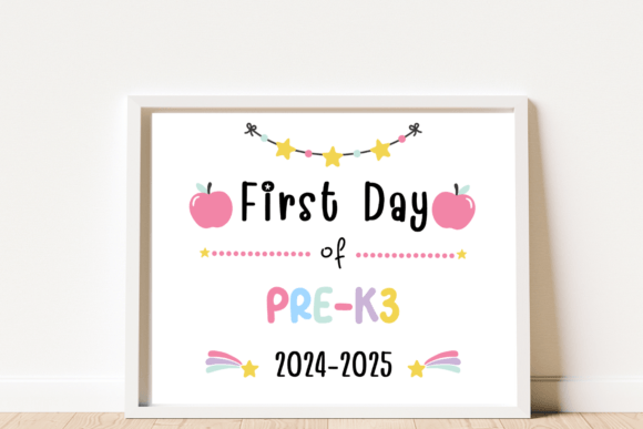 First Day of Pre-K3 Sign PNG: A Versatile Tool for Capturing Milestones