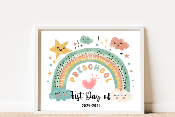 First Day of Preschool Sign